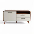 Tv kast van hout met twee lades en opbergvak 120 x 40 x 70cm