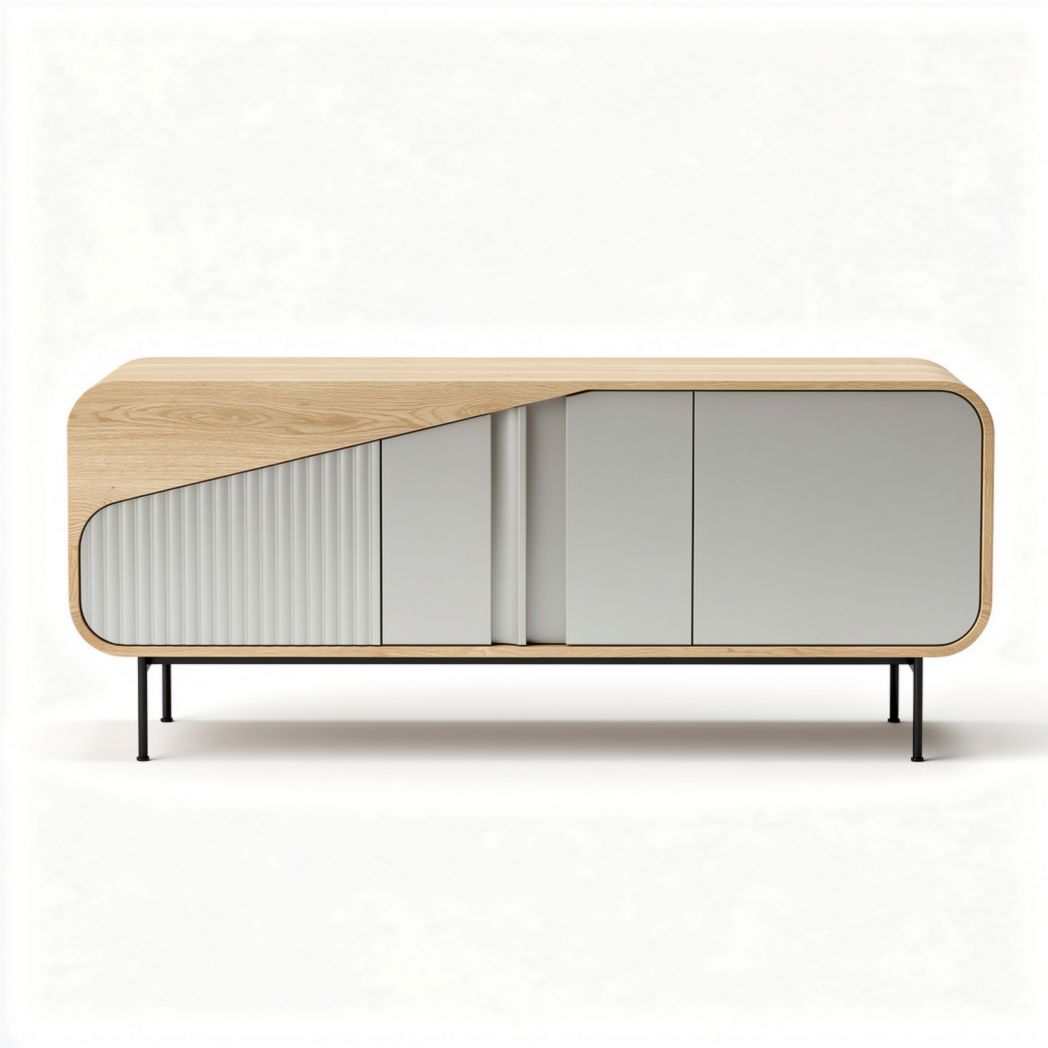 Eiken legkast met glazen deuren afmetingen 150 x 50 x 80cm